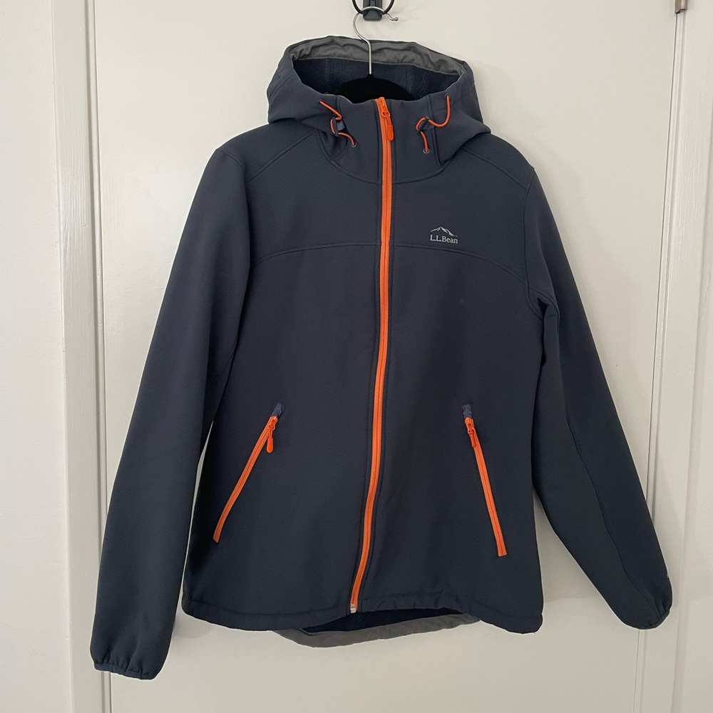 LL Bean Softshell Fleece Jacket, Women’s Med